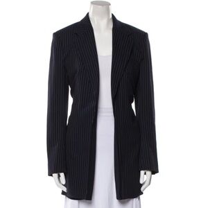 Chloe Black Tailored Blazer with Long Silhouette